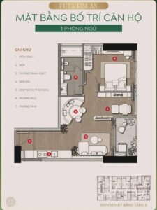 Thiết kế căn hộ 1 PN 