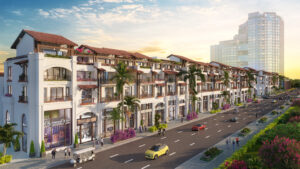 Dãy shophouse 5 tầng trên trục đường Trần Hưng Đạo 
