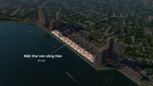 Sơ đồ vị trí dãy biệt thư Sun Symphony Residence