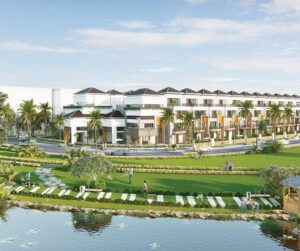 Phối cảnh nhà liền kề ven sông dự án Sun Riverpolis