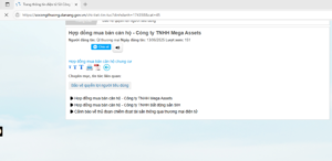 Khách hàng có thể kiểm tra pháp lý dự án trên website chính thức của Sở Công thương Đà Nẵng