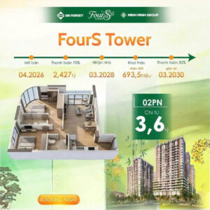 Giá bán căn hộ 2PN dự án Đà Nẵng Fours Tower