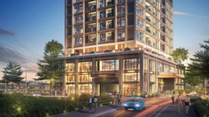 Phối cảnh shophouse khối đế Sun Ponte