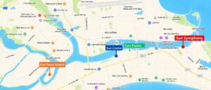 Vị trí 4 dự án thấp tầng của Sun Group ở Đà Nẵng