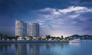 Phối cảnh dự án The Meridian ven sông