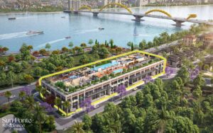 Phối cảnh khối đế căn hộ Sun Ponte 